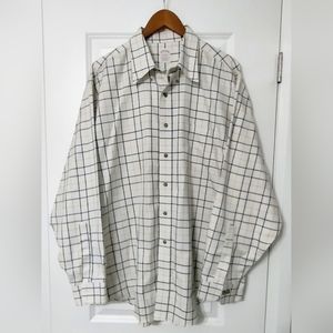 Brooks Brothers Non Iron Plaid Men's Long Sleeve XL Shirt
